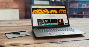website design, laptop
